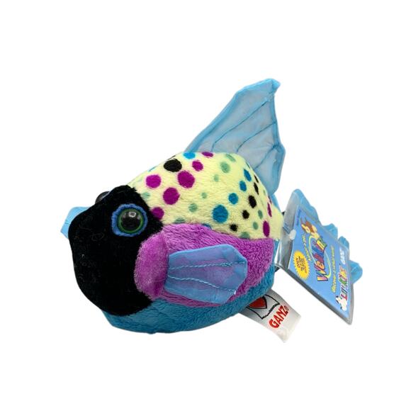 Webkinz Lil’ Kinz Polka Back Fish HS524 Sealed Tag Code Virtual Pet Plush NEW - Picture 1 of 6